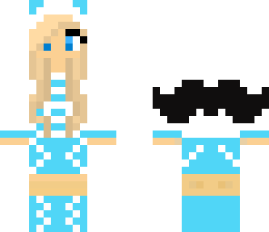blue girl