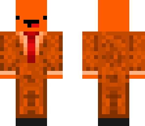 orange derp in suit