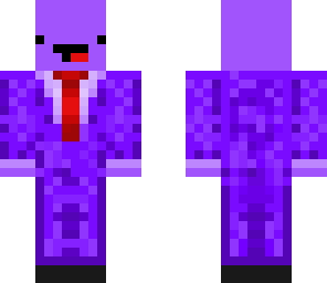 purple derp in suit