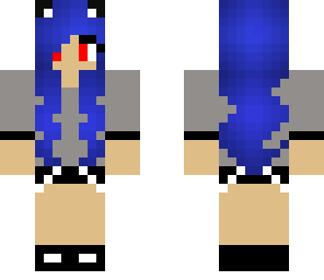 blue hair girl