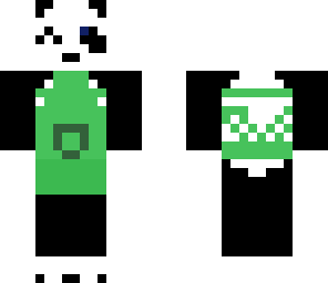 panda with an apron