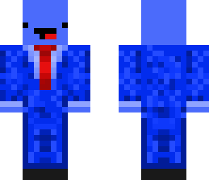 dark blue derp in suit