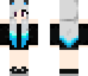blue wolf girl