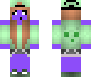 slime girl purple