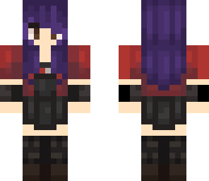 witchy purple head