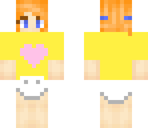 orange hair baby girl
