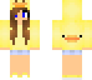 blue eyes duck girl