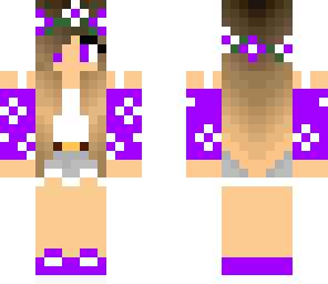 purple girl skin