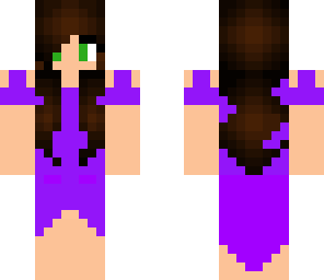 purple dress girl