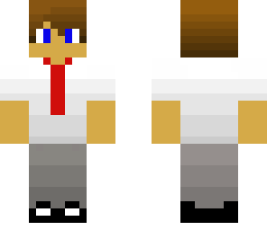 cool teen with red tie
