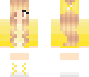 pretty girl yellow