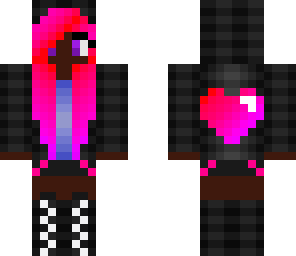pink haired girl