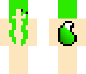 green wolf girl base