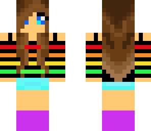 rainbow girl