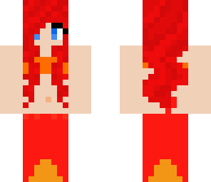 fire mermaid  