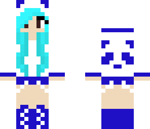 blue panda hoody
