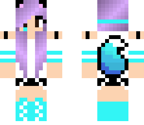 purple and blue wolf