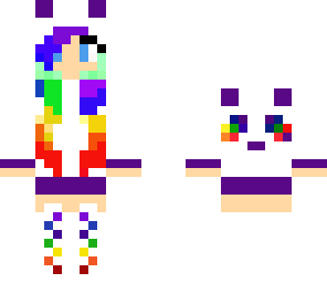 rainbow panda