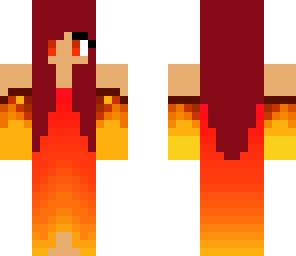 fire prom dress