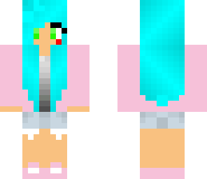 blue hair girl