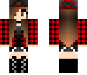 red tomboy girl