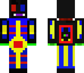 rainbow colour robot