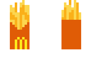 french fries with ketchup on plate