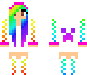 rainbow girl