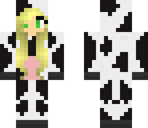 girl cow onesie