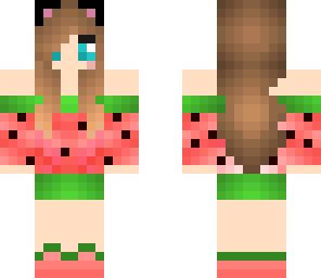 chibi watermelon kitty