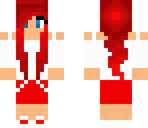 red vintage girl