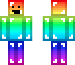 happy rainbow man