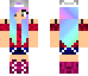 rainbow hair girl