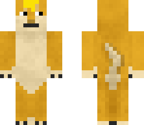 doge with hair