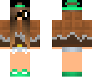 cute chocolate jacket nerd tomboy