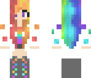 rainbow girl