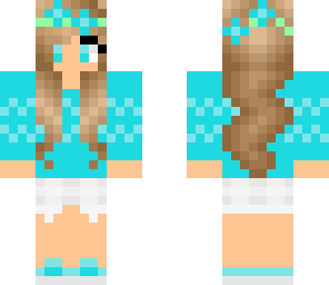 blue girl