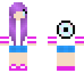 chibi hoodie girl doughnut