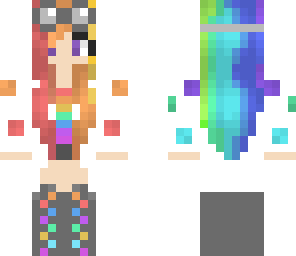 colorful girl