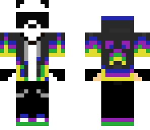 panda rainbow