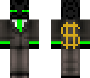 green enderman suit lol