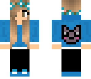 blue girl