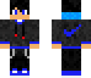 blue nike boy