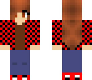checker shirt girl