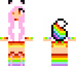 rainbow wolf