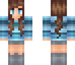 blue girl