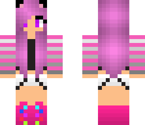 purple cat girl