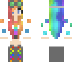 rainbow girl