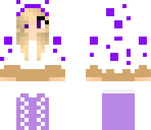 purple cake girl