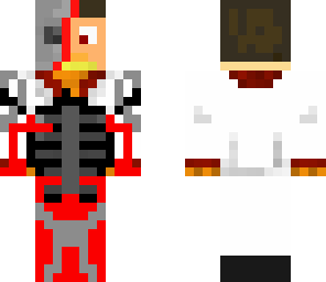 skeleton and human